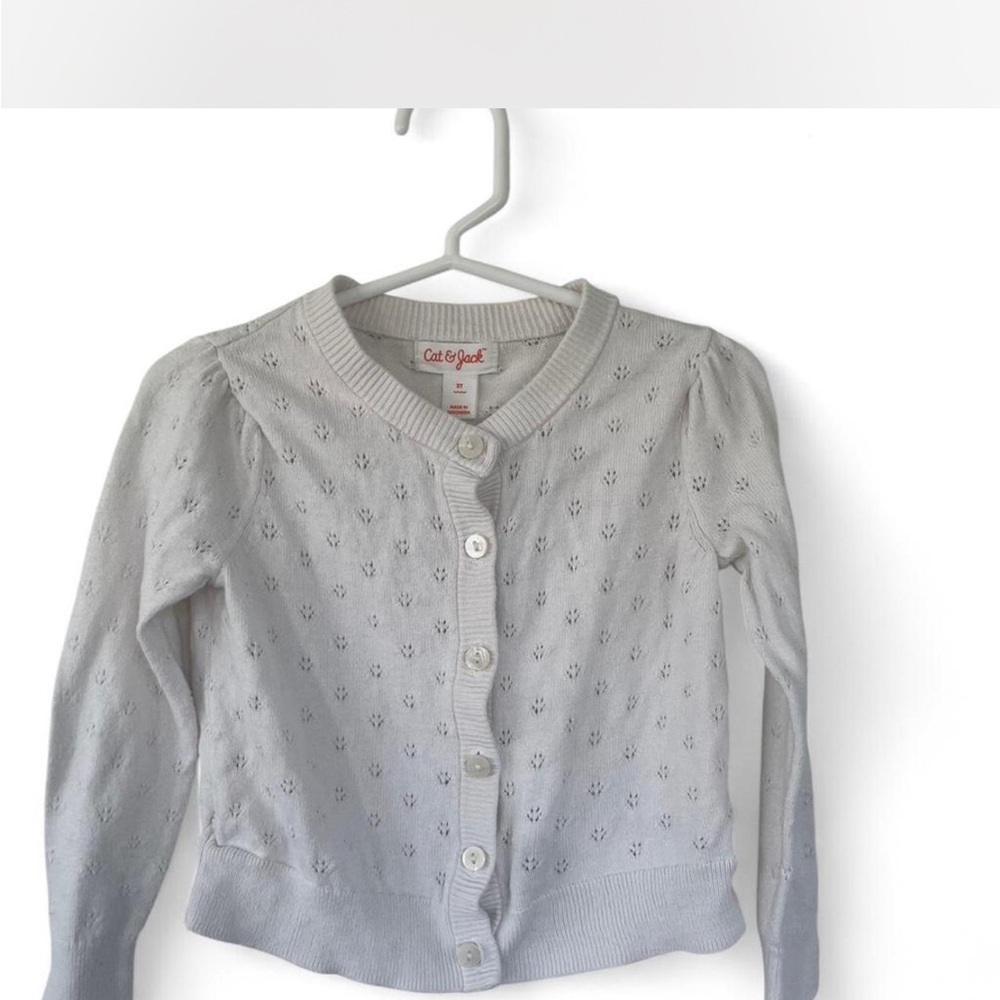 Cat & Jack Cream Kids Sweater